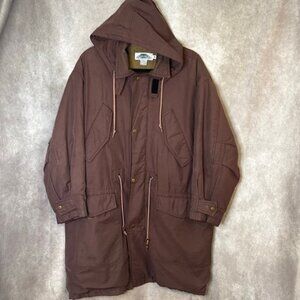 Vintage 80/90s Smythe and Company Zip and Snap Parka Unisex Size XL Muted Mauve